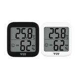 VIT 2'li İç Mekan Dijital Isı ve Nem Ölçer Siyah-Beyaz Termometre KVT17 THERMOMETER