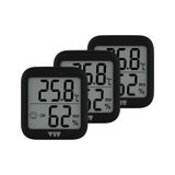 VIT 3'lü İç Mekan Dijital Isı ve Nem Ölçer Siyah Termometre BVT17-02 THERMOMETER