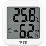 VIT Vıt Iç Mekan Dijital Isı ve Nem Ölçer Beyaz Termometre WVT17 Thermometer