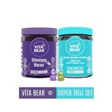 Vita Bear Sleepy Bear 60 Çiğnenebilir Tablet + Folic Acid Biotin Saç Vitamini 60 Çiğnenebilir Tablet