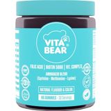 Vita Bear Strong Hair Gummy Vitamin 60 Adet Doğal Elma Aromalı Saç ve Tırnak Güçlendirici
