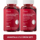 Vita Ceel 2'li Cilt Vitamini Çiğnenebilir Gummy, Hyaluronic Acid, Vitamin C, Collagen, Zinc, Vitamin E, Biotin
