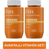 Vita Ceel CEEL 2'li Vitamin B12 Plus Metyhcobalamin Citicoline 60 Tablet Gluten Free Besin Takviyesi - Limon