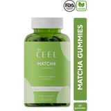 Vita Ceel Matcha Gummy, Yeşil Çay İçerikli Çiğnenebilir Vegan Gummy 60 Adet Şeker İlavesiz - Elma