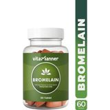 Vita Manner Bromelain Yeşil Çay, Turunç Meyve Kabuğu Ekstratı ve Krom Içeren Takviye Edici Gıda 60 Tablet - Aromasız