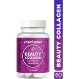Vita Manner Vitamanner Beauty Collagen Tip 1, Tip 2, Tip 3, Vitamin C, Selenyum, Biotin Içeren Takviye Edici Gıda 60 Tablet - --