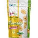 Vita-Me Freeze Dried Banana 25 gr Dondurularak Kurutulmuş Çıtır Muz Atıştırmalık