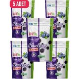 Vita-Me Freeze Dried Blueberry 20 gr Dondurularak Kurutulmuş Çıtır Yaban Mersini Atıştırmalık 5 Adet