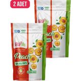 Vita-Me Freeze Dried Peach 20 gr Dondurularak Kurutulmuş Çıtır Şeftali Atıştırmalık 2 Adet