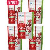 Vita-Me Freeze Dried Strawberry 15 gr Dondurularak Kurutulmuş Çıtır Çilek Atıştırmalık 5 Adet