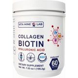 Vita Mine Lab Collagen Bıotın Hyaluronic Acid Joint & Skin , Hair , Nail % Healthy Aging 199 Gr. 60 Servis - aromasız