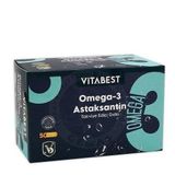 Vitabest Omega-3 Astaksantin 50 Kapsül Balık Yağı