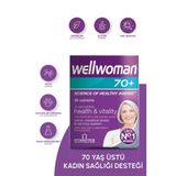 Vitabiotics Wellwoman 70+ Demir, Biotin,Çinko,B Complex, D Vitamini İçeren 70 Yaş Üzeri Kadın Sağlığı Vitamini 30 Tablet