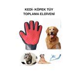 VitaBuddy KEDİ KÖPEK TÜY TOPLAMA ELDİVENİ KIRMIZI