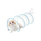 VitaBuddy Spiral Katlanabilir Kedi Tüneli Oyuncağı - Esnek Ve Fare Oyuncaklı