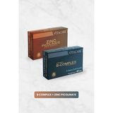 Vitacare B Complex Vitamin + Zınc Picolinate - 2'li Avantaj Paketi - Aromasız