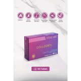 Vitacare Collagen – 60 Tablet | Hidrolize Kolajen, Vitamin C, Hyaluronik Asit, Çinko, Biotin & Resveratrol