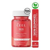 Vitaceel Cilt Aydınlatıcı, Nemlendirici Leke Karşıtı Vegan Gummy Vitamin C, Hyaluronic Acid, Glutatyon, Q10