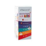 Vitacoral Multivitamin & Fish Oil For Kids Complex 150ml Çilek Aromalı Zihinsel Ve Fiziksel Gelişim İçin