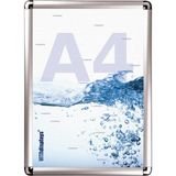 Vıtadisplays 5'li Ekonomik Paket, Alüminyum Değiştirilebilir Çerçeve, Dın A4 Gümüş Rondo, Poster Çerçevesi, Yansıma Önleyici Pet Koruyucu Folyo Dahil, 25 mm Alüminyum Profil, Poster Çerçevesi - 41 Delft Blue