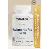 Vitadore Beauty Hyaluronic Acid 150mg | Cilt Nemlendirme & Dolgunluk ve Elastikiyet | 30 Tablet