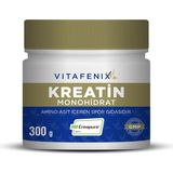 Vitafenix Mikronize Kreatin Monohidrat 300 gr - Dezenfektan Hediyeli (%72 Alkol)