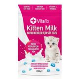 Vitafix Taurinli Kedi Süt Tozu - Yavru Kedi Süt Tozu - Emziren Anne Kediler Için Süt Tozu - 200gr Süt Tozu