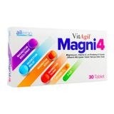 VitAgil Magni4 Magnezyum Vitamin D3 P5P 30 Tablet