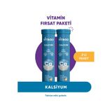 Vitago Kalsiyum D3 K2 Vitamini İçeren Takviye Edici Gıda 2 x 20 Efervesan Tablet