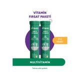 Vitago Multivitamin Mineral İçeren Takviye Edici Gıda 2 x 20 Efervesan Tablet