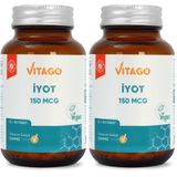 Vitago Premium İyot 150 MCG İçeren Tablet Takviye Edici Gıda 120li (2 paketi)