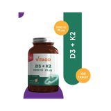 Vitago Vitamin D3 ve Vitamin K2 İçeren Tablet Takviye Edici Gıda