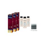 Vital Colors Krem Saç Boyası P-11 Koyu Gümüş 3 Adet + 3 Adet Oksidan