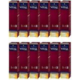 Vital Colors Krem Tüp Saç Boyası 7-56 Karamel Kumral 60 ml x 12 Amonyaklı Geçici Renkli Etki