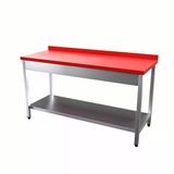 Vital Vct-Pt-167 Çalışma Tezgahı Polietilen Tablalı Taban Raflı