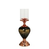 Vitale 41 cm AK.JE0006 Amber Bronz Şamdan