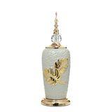 Vitale 43 cm AK.JE0174 Yakut Gold Kapaklı Vazo