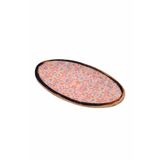 Vitale AK.FQ0009-P Pembe Dekoratif Oval Tepsi