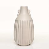 Vitale Antıque Krem Vazo Orta 17*17*33 Cm Ak.jl0054 Çok Renkli