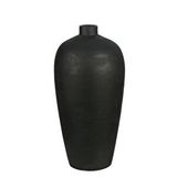 Vitale Black Seramik Vazo 27x60 Cm Ak.jh0025 Renksiz