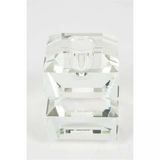 Vitale Bologna Şeffaf Mumluk 6X6x9.5 Cm Ak.kı0045