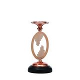 Vitale Bronz Çember Şamdan 12*12*24 Cm Ak.je0114 Çok Renkli