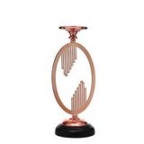 Vitale Bronz Çember Şamdan 12*12*32 Cm Ak.je0113 Çok Renkli