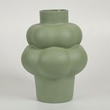 Vitale Bulut Vazo 3 14*8*31 Cm Ak.jm00033 Yeşil