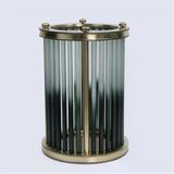 Vitale Cam Metal Mumluk 23*23*33 cm