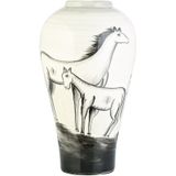 Vitale Cheval Seramik Vazo 66 Cm Ak.wlt0534