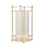 Vitale Dilan Cam Mumluk Gold 20x20x40 Cm Ak.jd0077 Beyaz