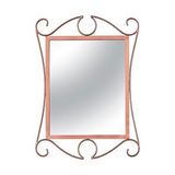 Vitale Ferforje Duvar Aynası Rose 60 Cm Ak.fe0003 Çok Renkli