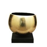 Vitale Fiber Glass Vazo Gold 38x28x35 Cm Ak.wlt0390 Renksiz