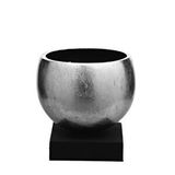 Vitale Fiber Glass Vazo Silver 25x20x27 Cm Ak.wlt0393 Renksiz